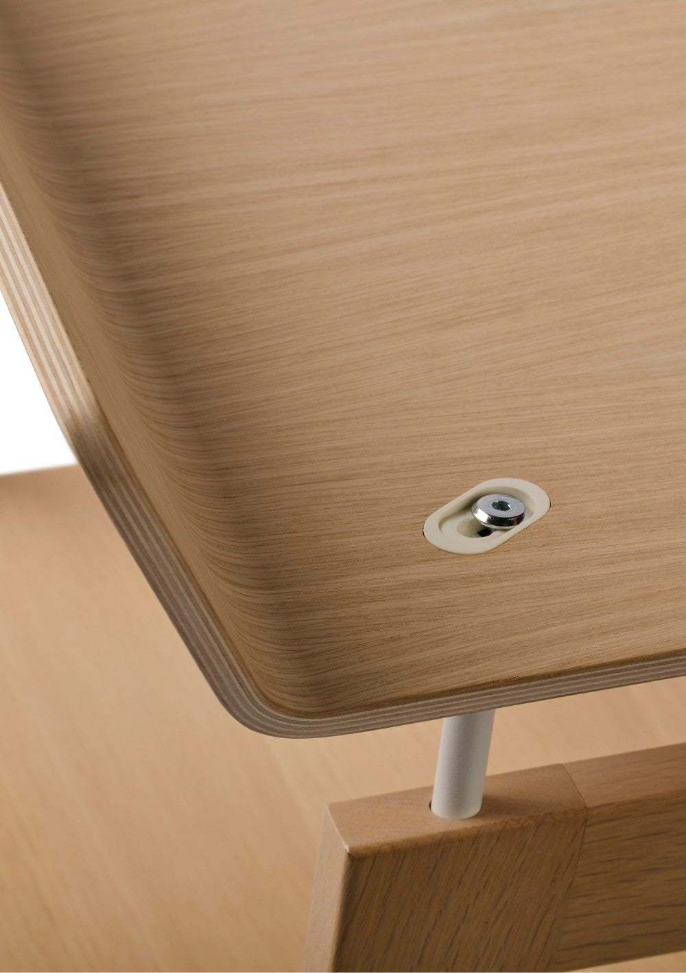 Leander Wickeltisch mit Schaumstoffpolster 'Linea' Eiche