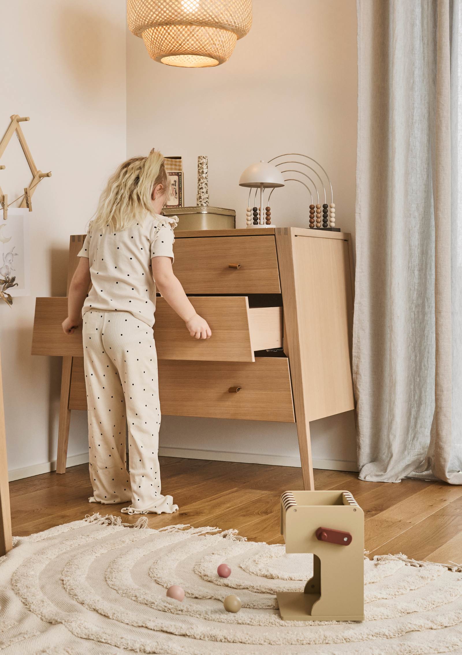 Leander (Wickel-)Kommode 'Linea' Eiche