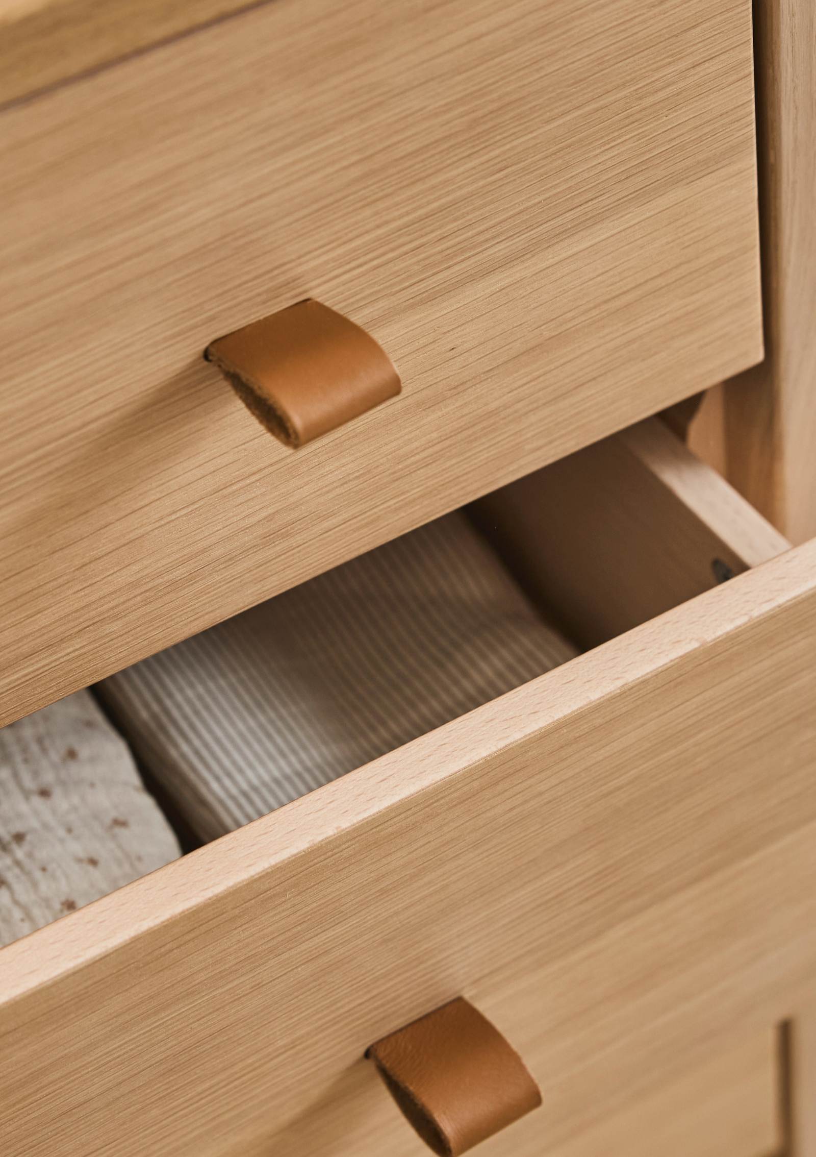 Leander (Wickel-)Kommode 'Linea' Eiche