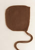 Merino Bonnet 'Dolly' Chocolate