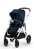 Kinderwagen 'Gazelle S' Silver / Ocean Blue