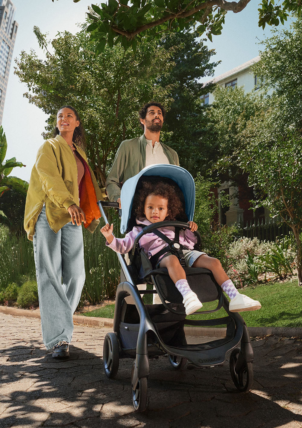 Bugaboo Dragonfly Kinderwagen Graphit / Grau Meliert-Grau Meliert