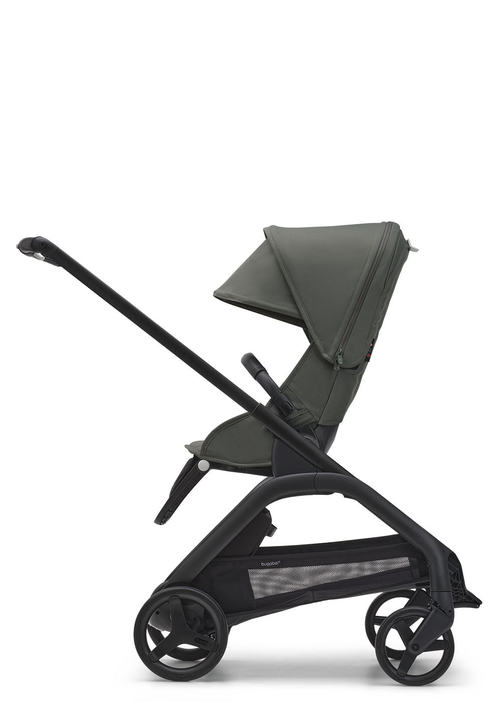 Bugaboo Dragonfly Kinderwagen Schwarz / Waldgrün-Waldgrün
