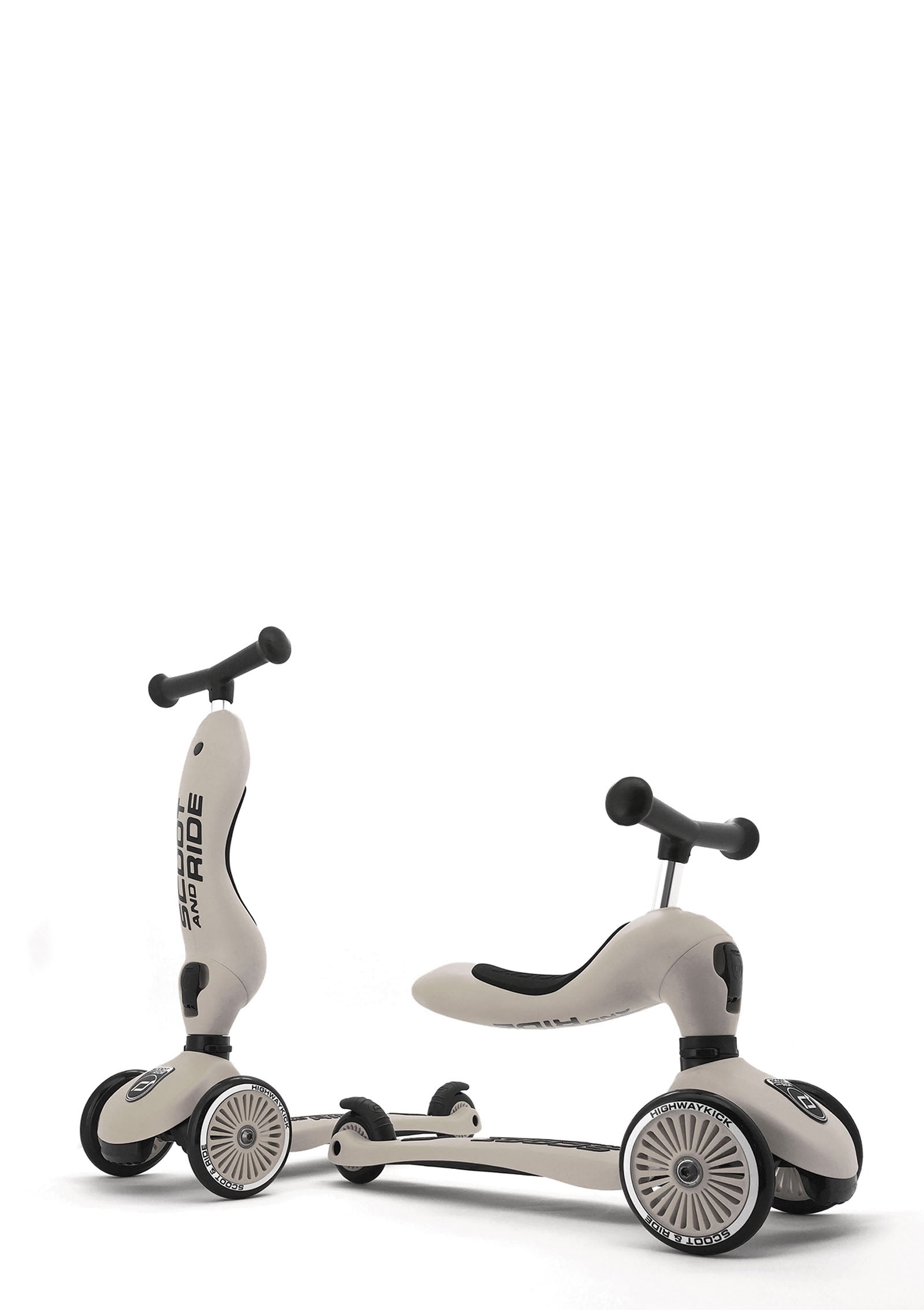 2in1 Kickboard 'Highway Kick 1' Ash