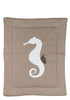 Spieldecke 'Seepferdchen' 73 x 93 cm