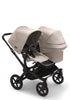Kinderwagen-Set 'Donkey 5 Duo' Schwarz / Wüstentaupe
