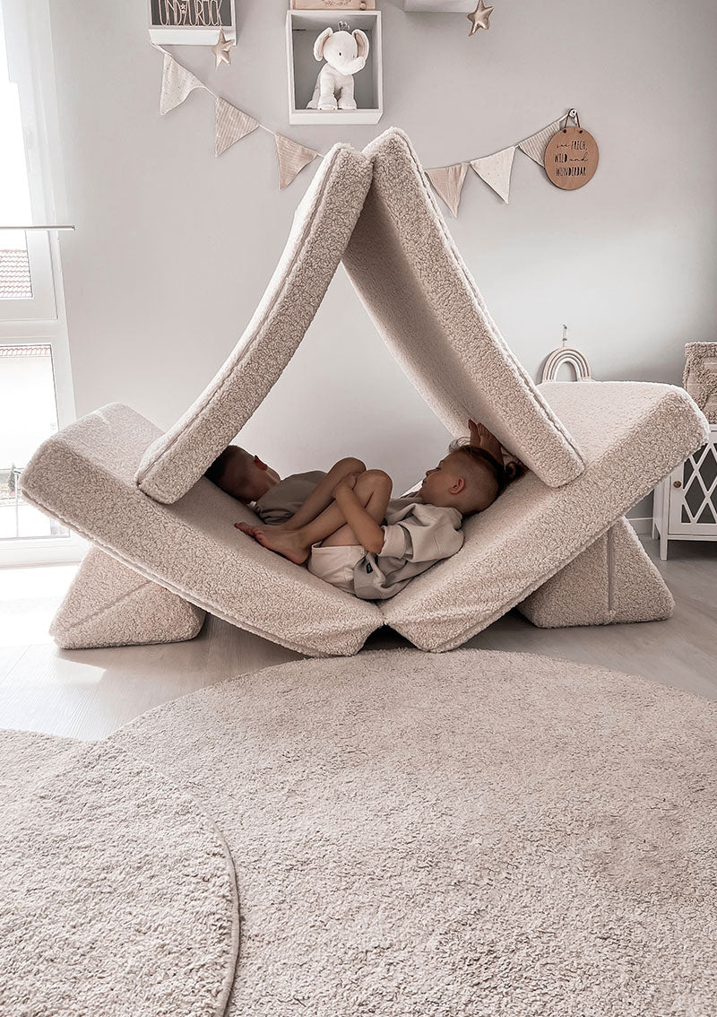 Funzy Spielsofa Teddy Beige