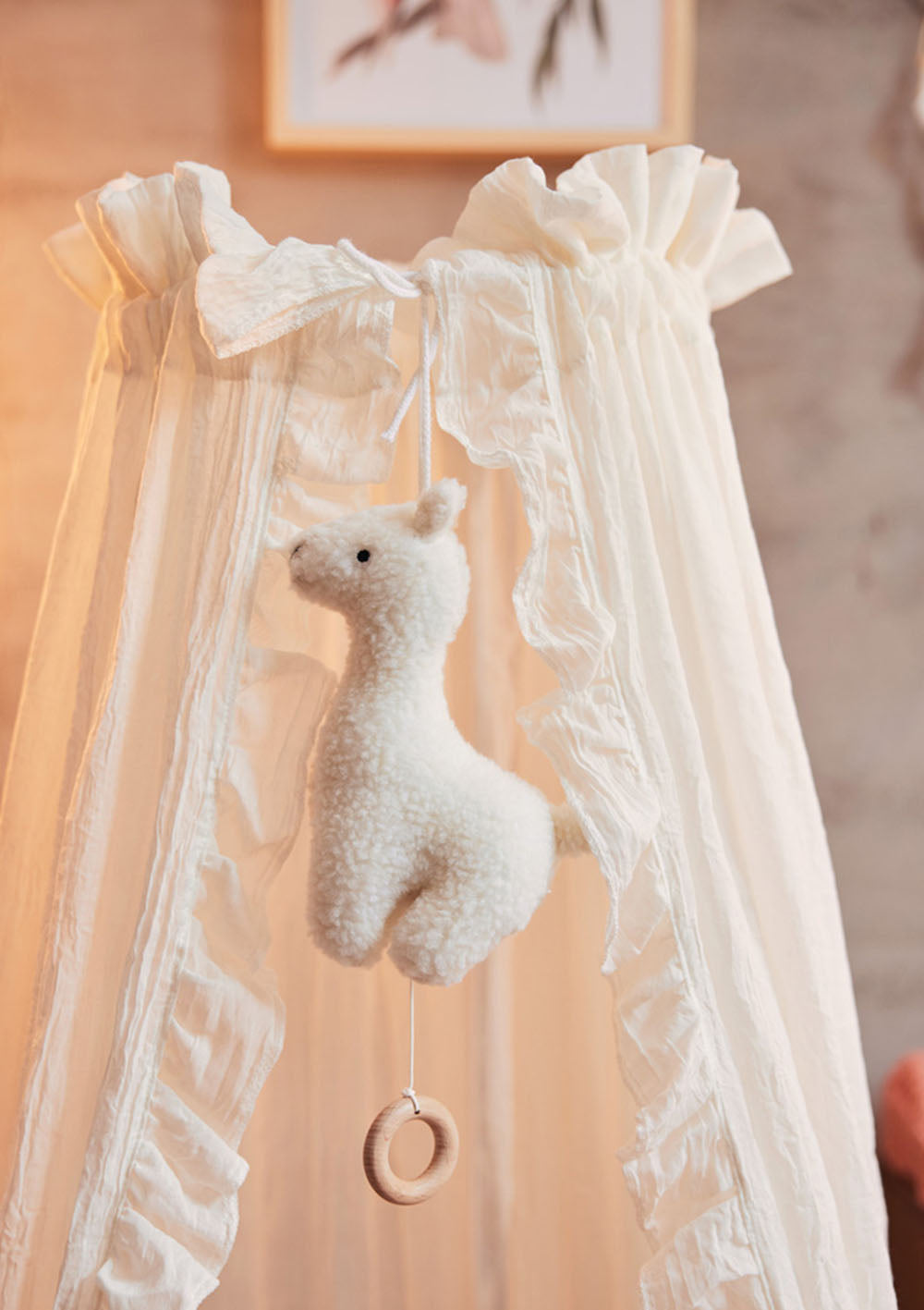 Jollein Spieluhr 'Lama' Off White