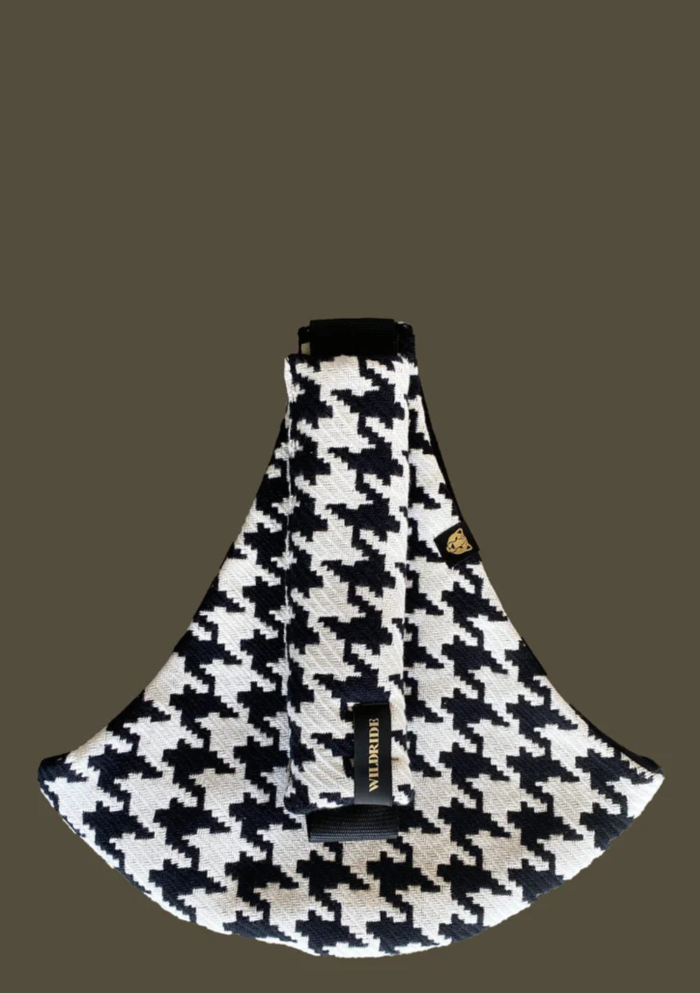 Wildride Premium Kindertrage Jacquard Hahnentritt
