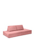Spielsofa Velours Korallen Altrosa
