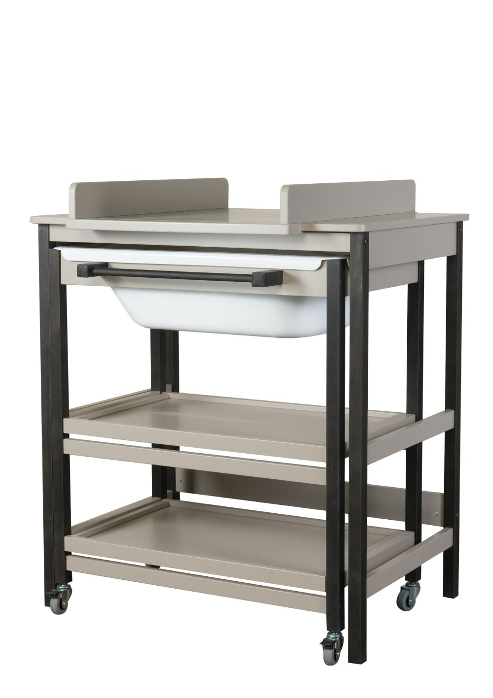 Quax Wickel- und Badestation 'Smart' stone eboni