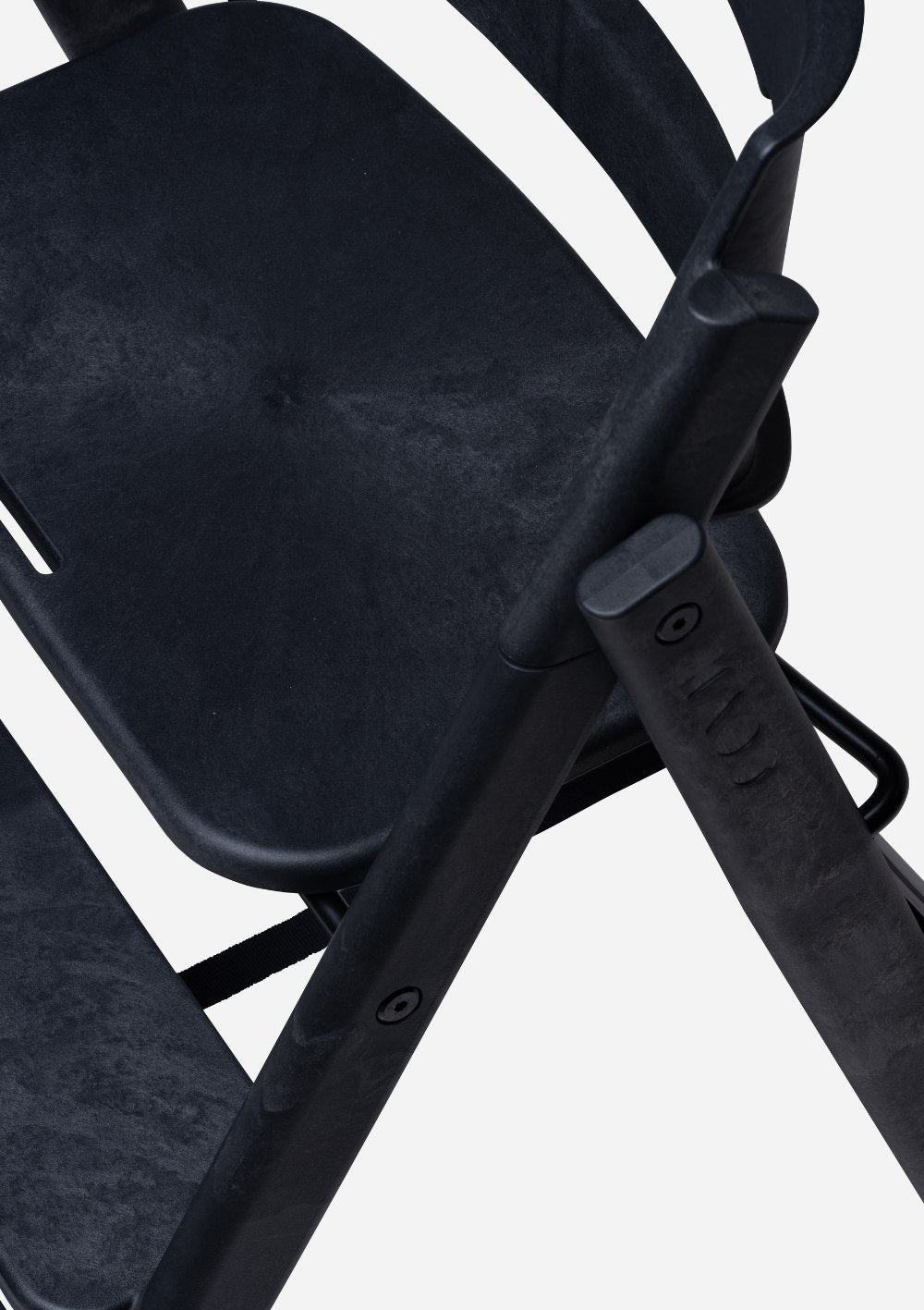 KAOS Hochstuhl Klapp Recycelter Kunststoff Charcoal Black