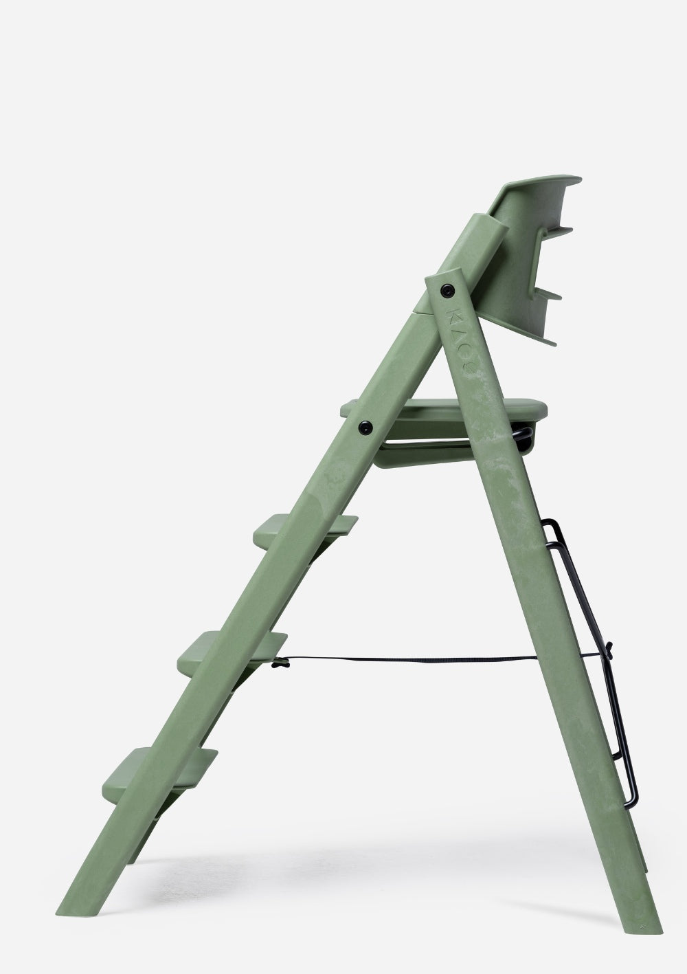 KAOS Hochstuhl Klapp Recycelter Kunststoff Mineral Green