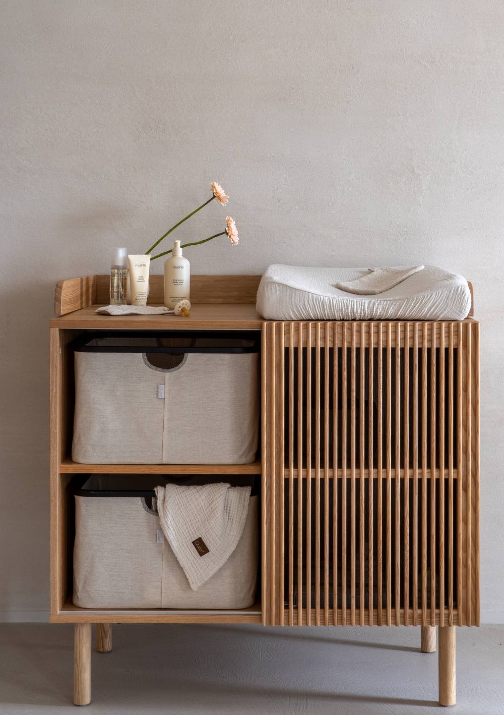 (Wickel-)Kommode 'Hai No Ki' Natural Ash