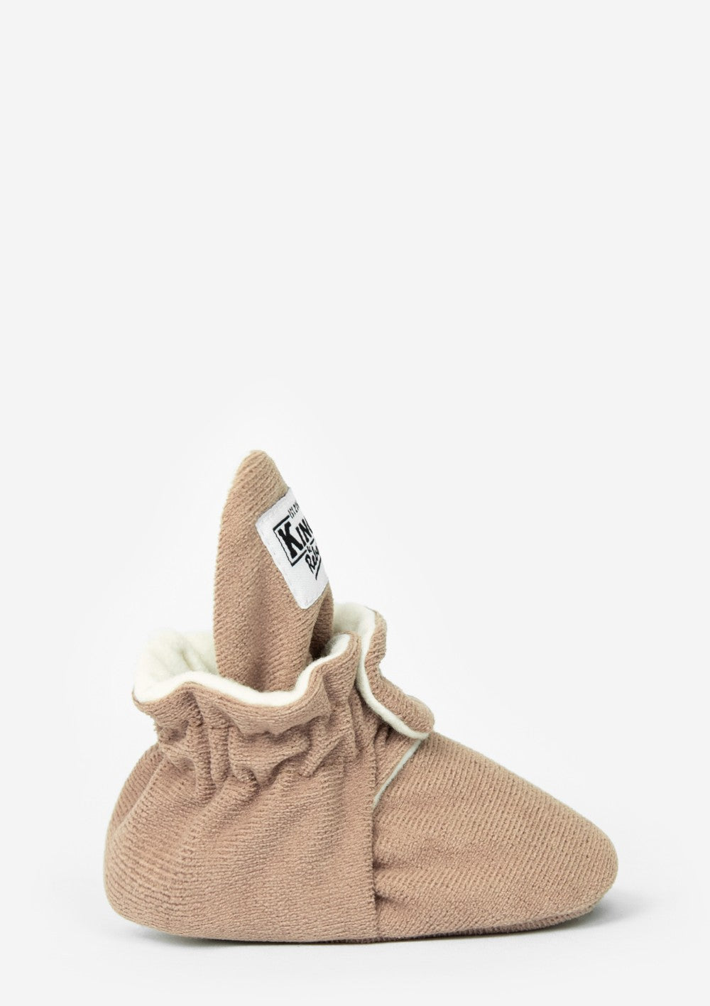 Baby Booties Gamuza Café