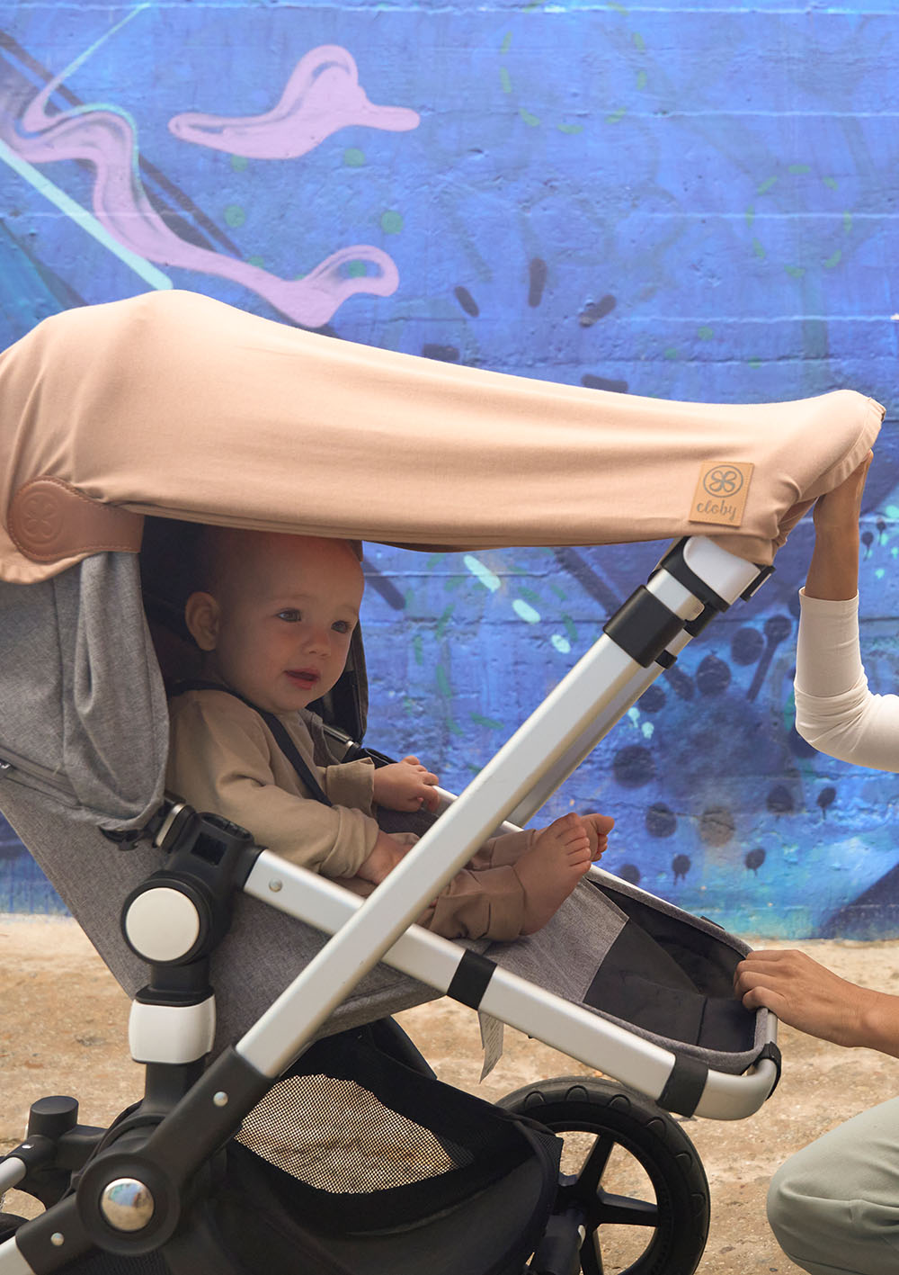 Cloby Multifunktionale UV-Decke UPF 50+ Peanut Brown