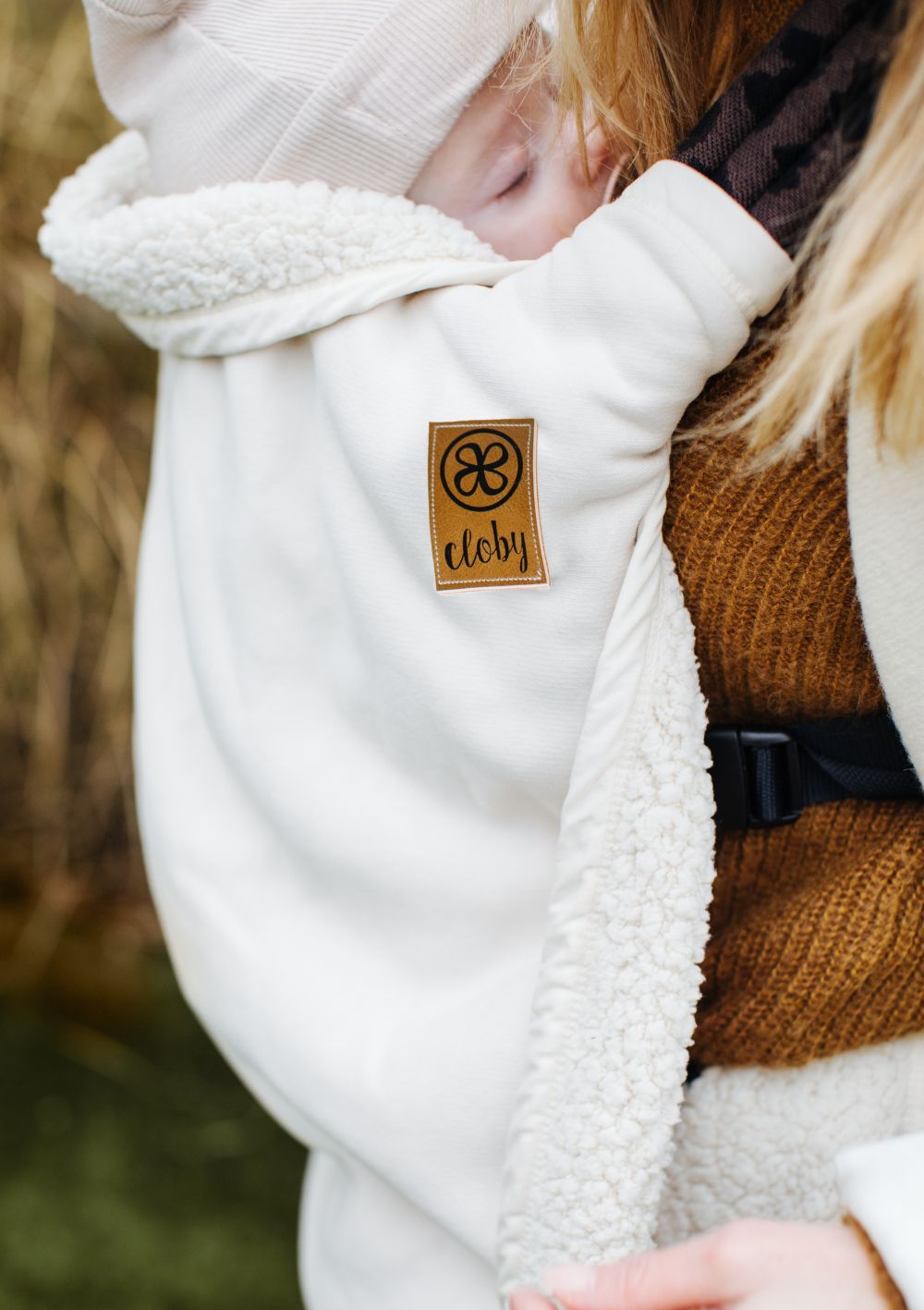 Multifunktionale Teddy Decke Off White