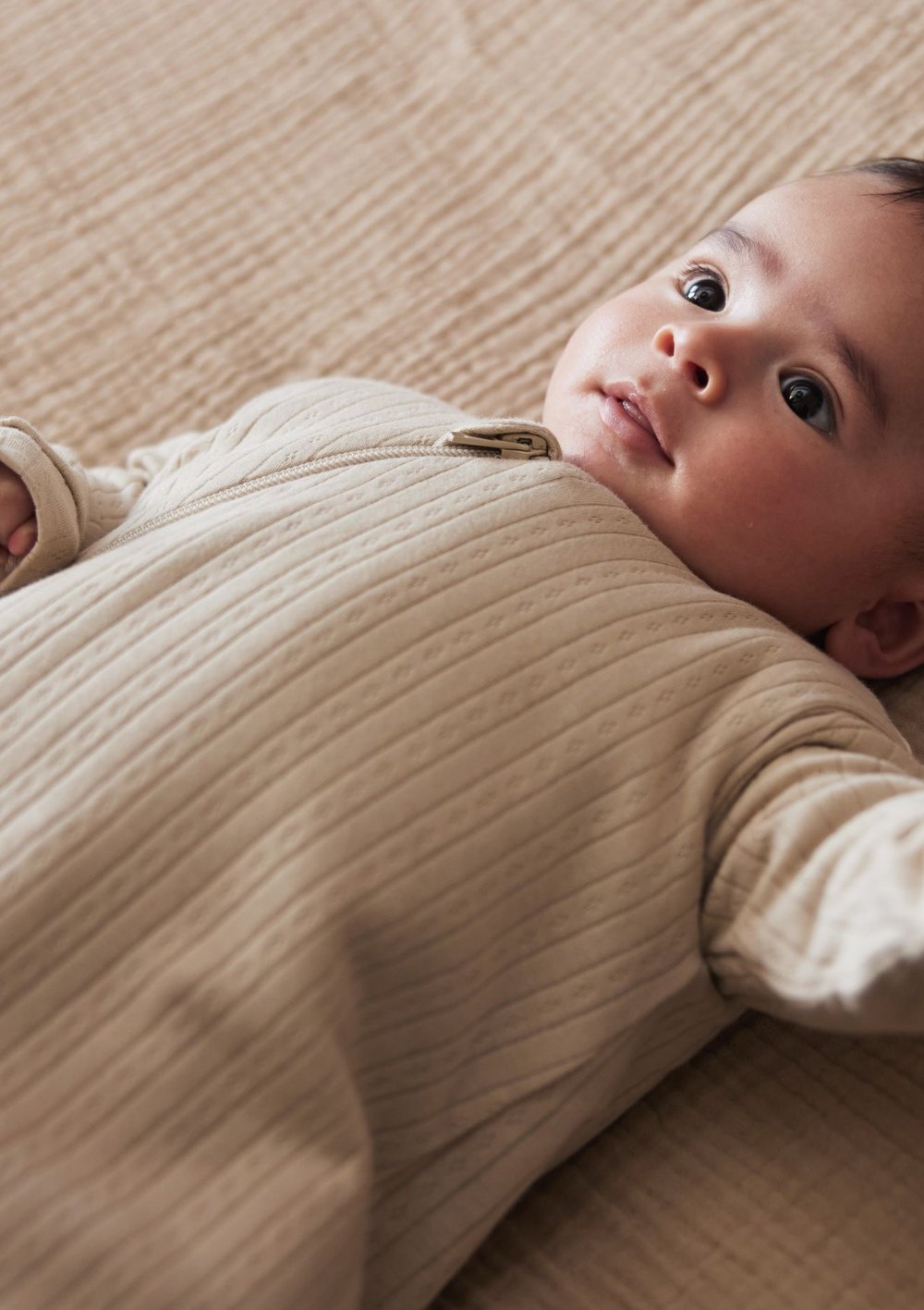 Jollein Newborn Schlafsack 'Ajour' Biscuit