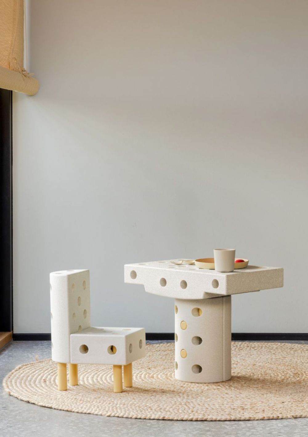 MODU Dreamer-Set, 34-teilig Sand Grey / Honey Yellow