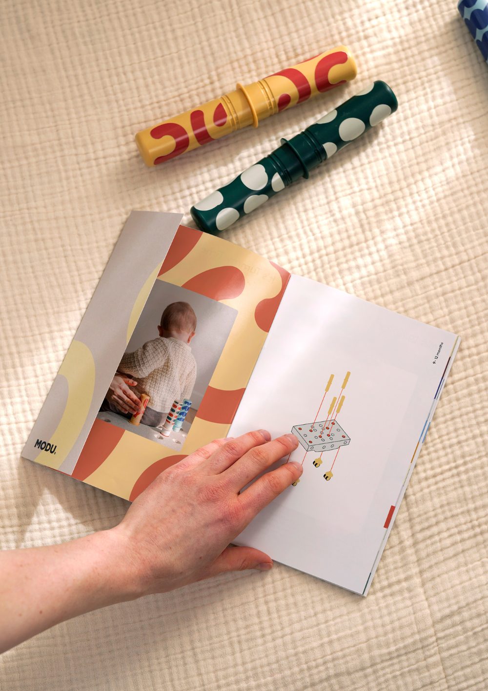 MODU Baby Activity Set Ocean Mint / Forest Green