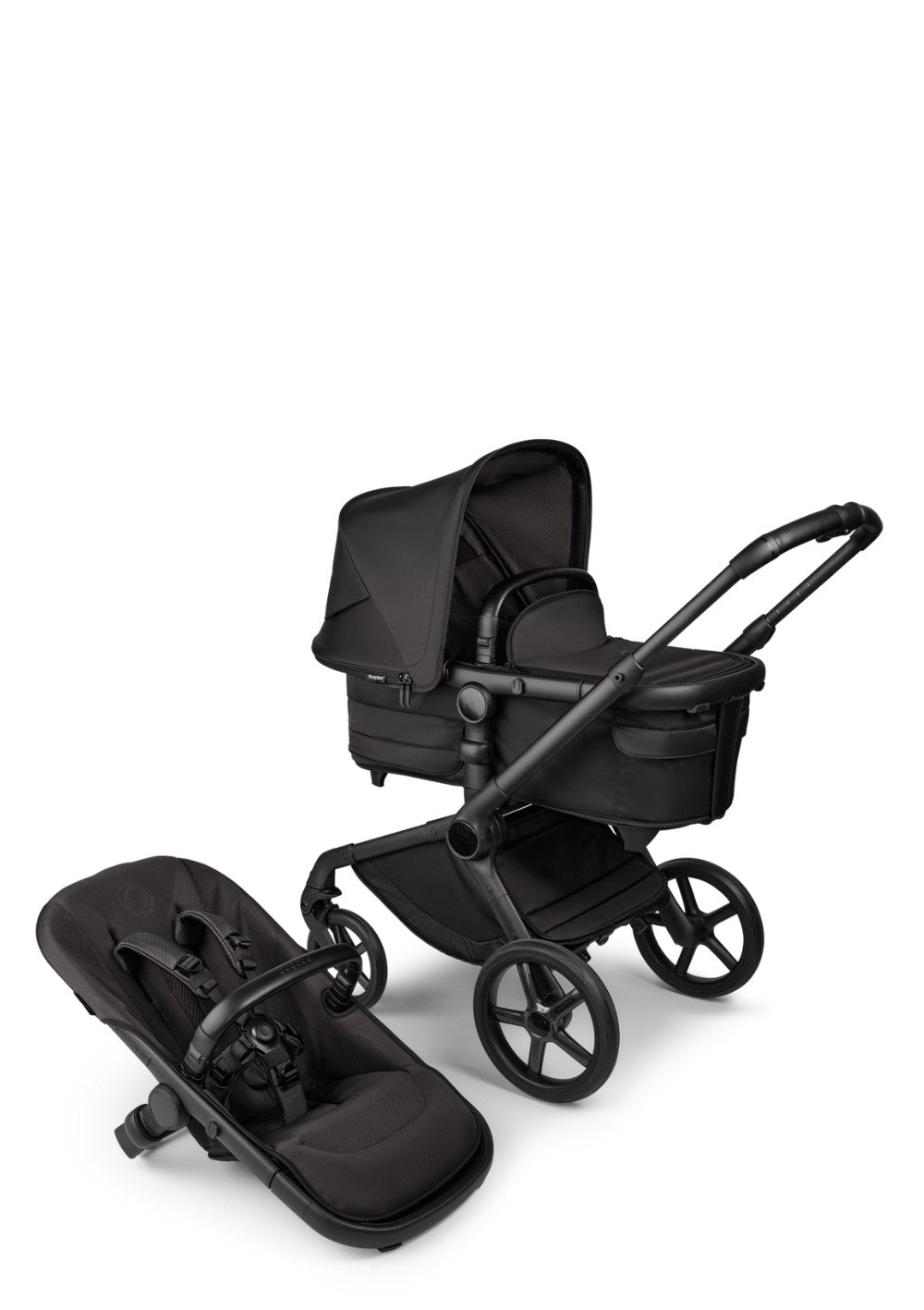 Bugaboo Fox 5 Kinderwagen-Set 'Noir Limited Edition' Black Moonlight