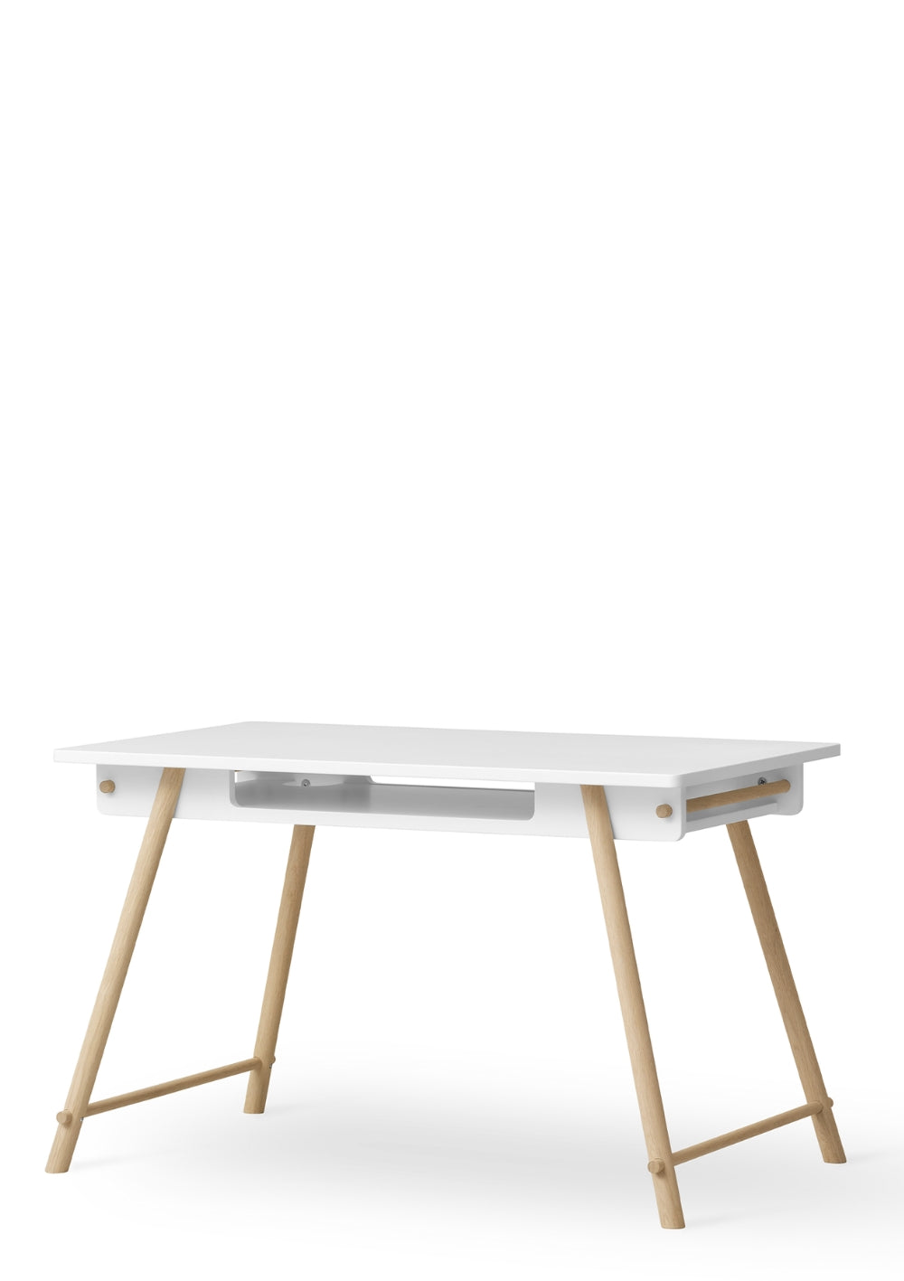 Oliver Furniture 'Camp' Schreibtisch Weiß/Eiche