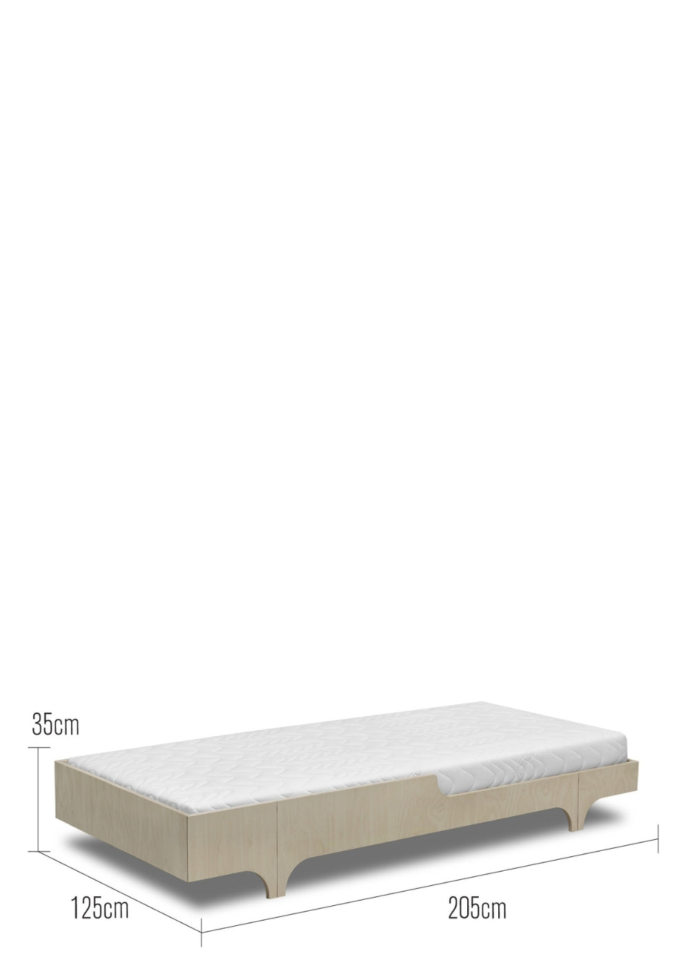 Rafa-kids A120 Jugendbett Natural