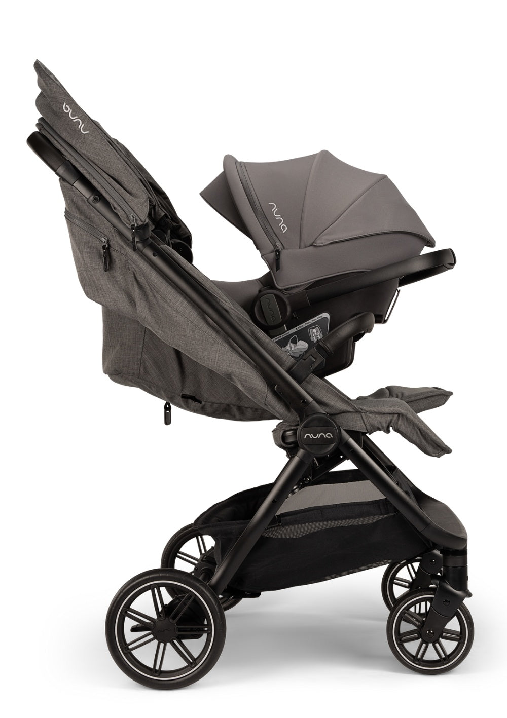 Nuna Geschwisterbuggy 'TRVL dubl ' Thunder