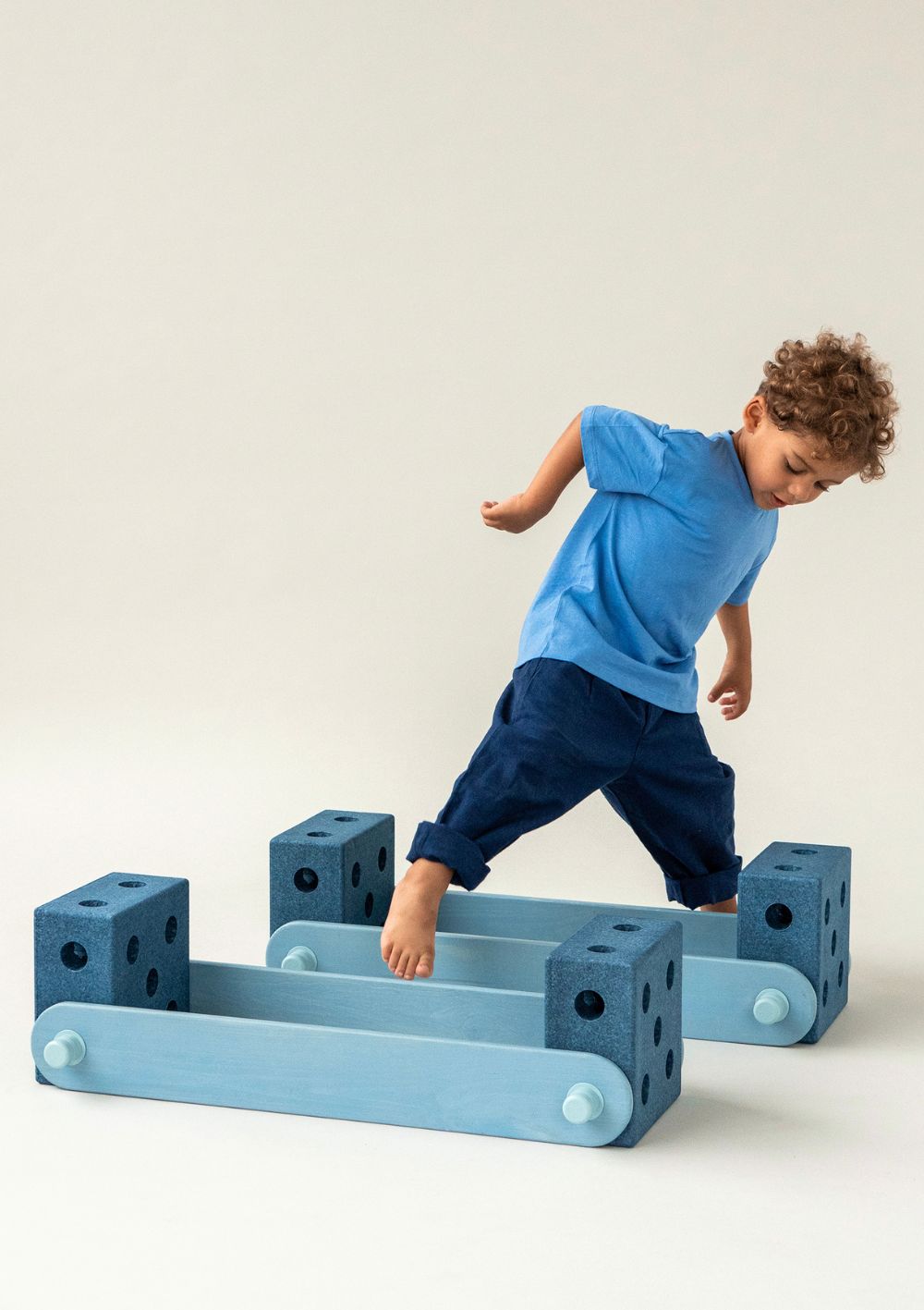 MODU Balance Track-Set 17-teilig Deep Blue/ Sky Blue