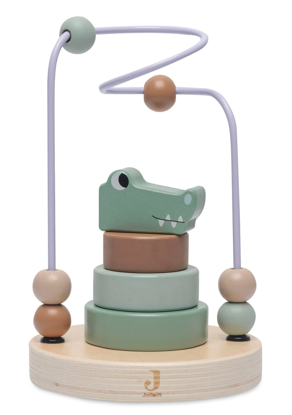 Jollein Holz Motorikschleife 'Jungle Jambo' Croco