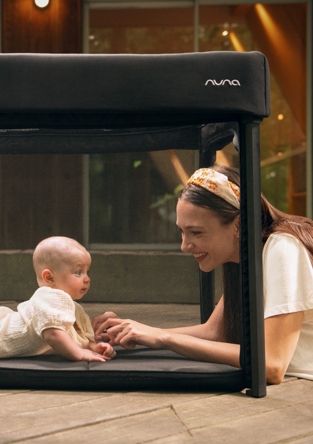 Nuna PAAL Reisebett (inkl. Spannbettlaken) Caviar