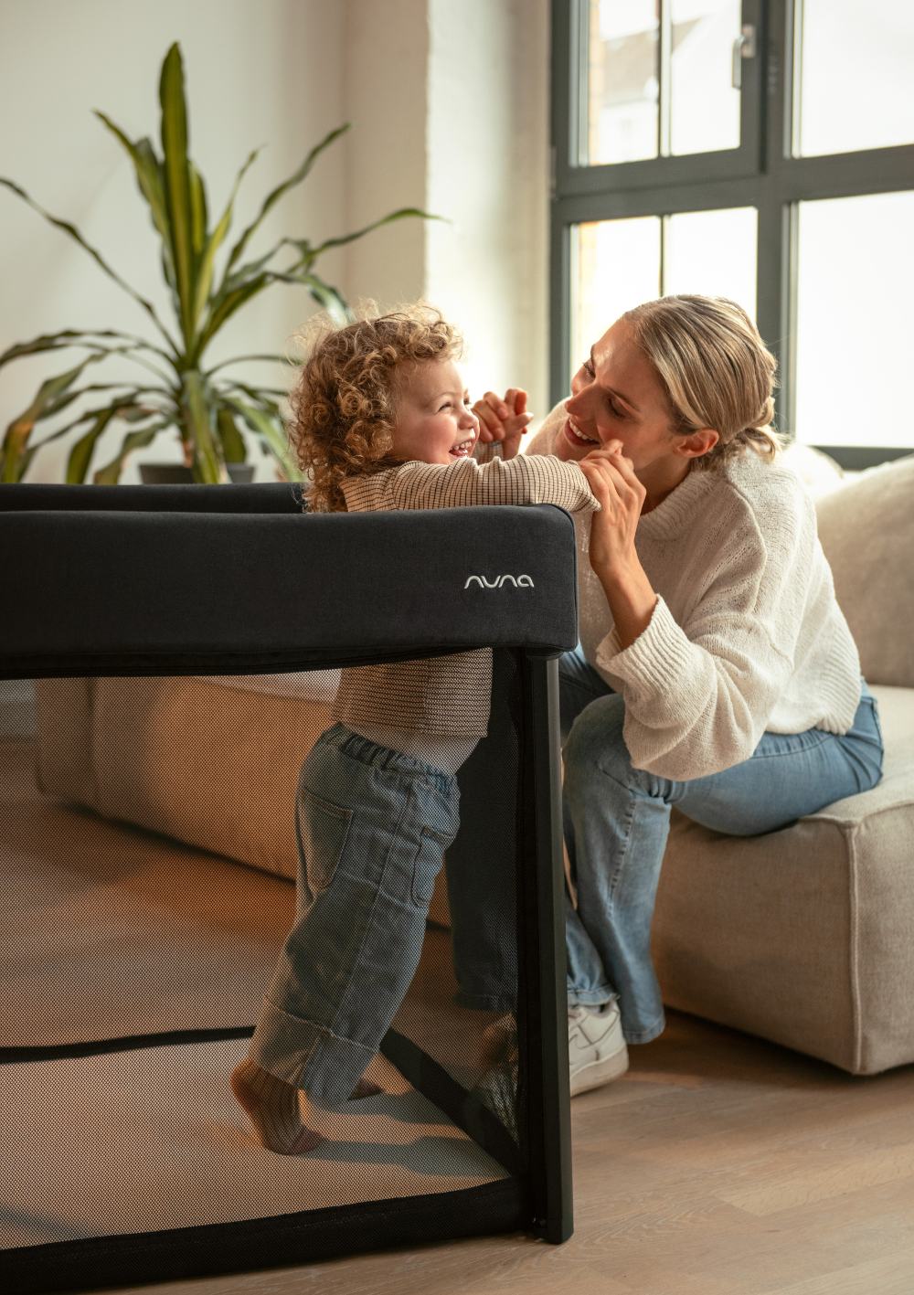 Nuna PAAL Reisebett (inkl. Spannbettlaken) Caviar