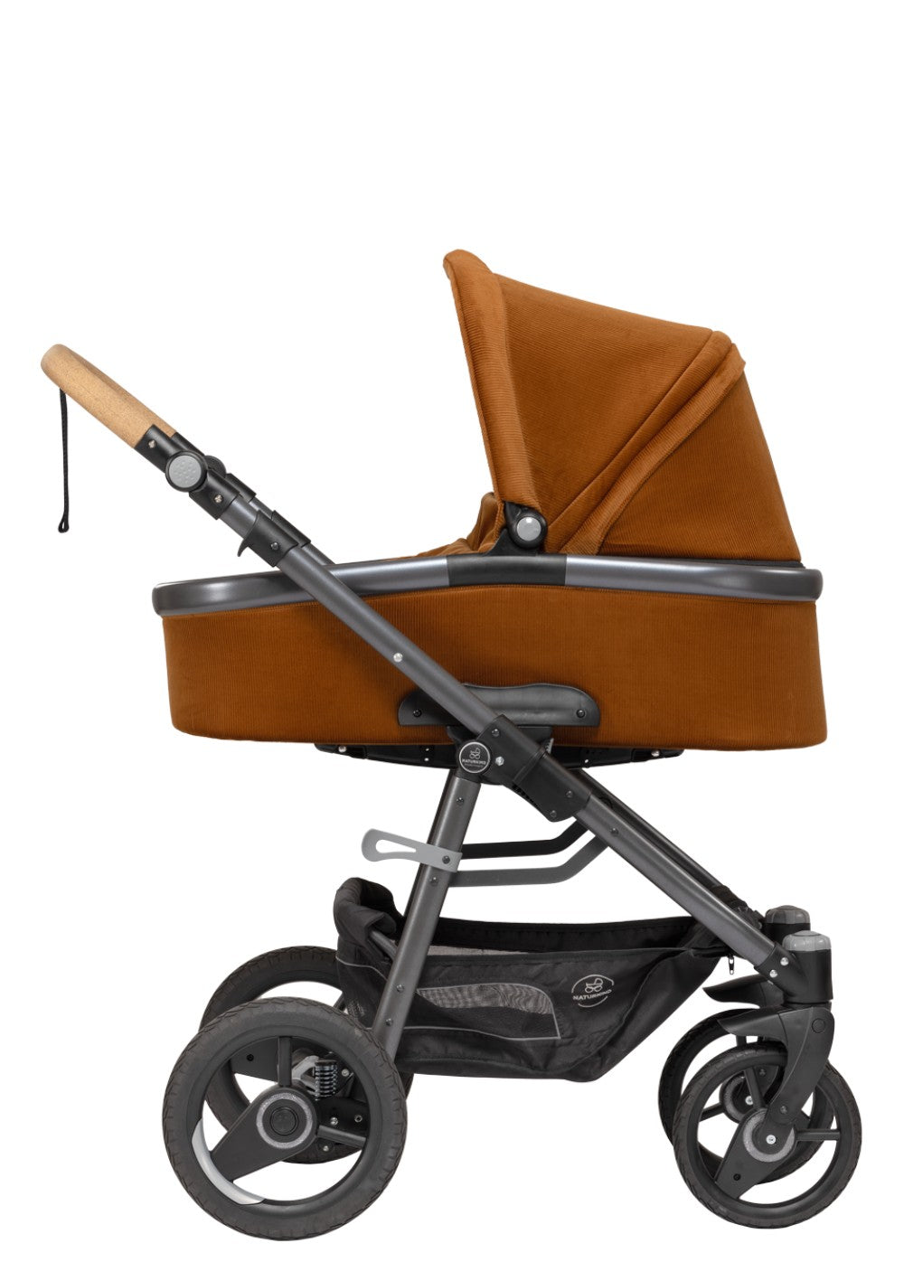 Kinderwagen-Set 'Lux Evo' Cord-Edition Cognac