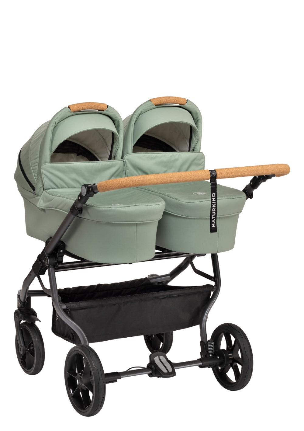 Naturkind Zwillings- oder Geschwisterwagen 'Lars' Jade