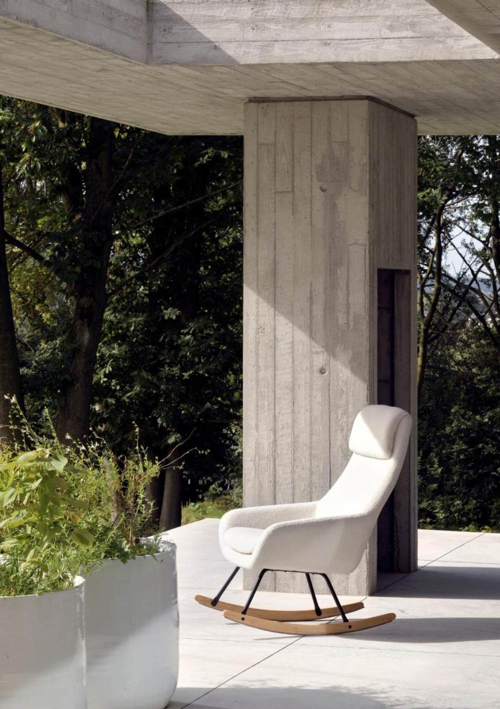 Quax Schaukelstuhl Erwachsene 'Nordic' Sheep Cream