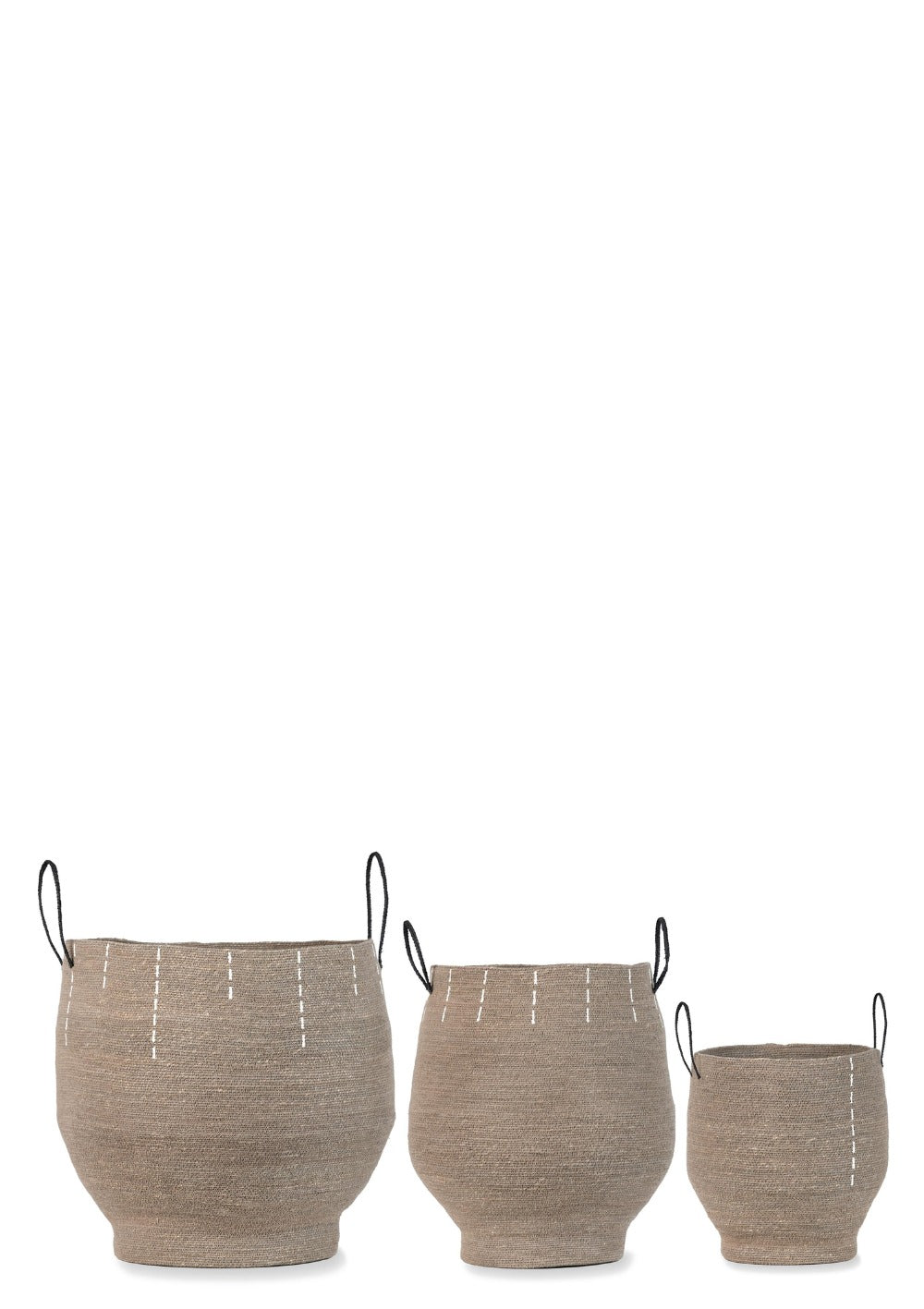 Quax 3er-Set Aufbewahrungskörbe Cacao