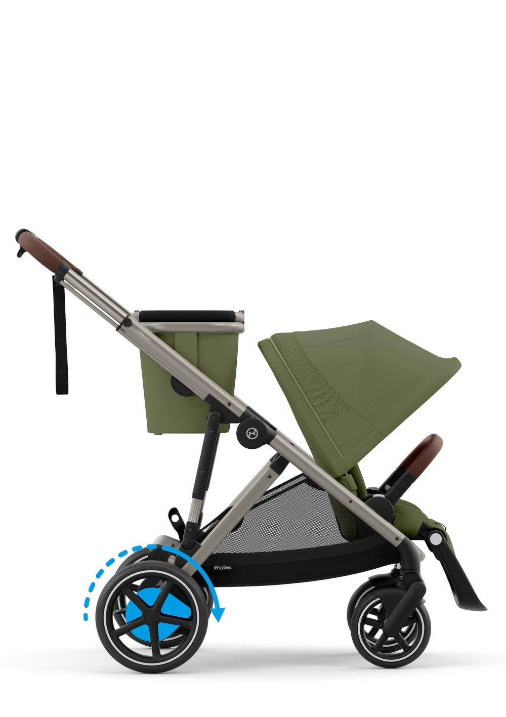 Cybex Gold Kinderwagen 'e-Gazelle S' Moss Green
