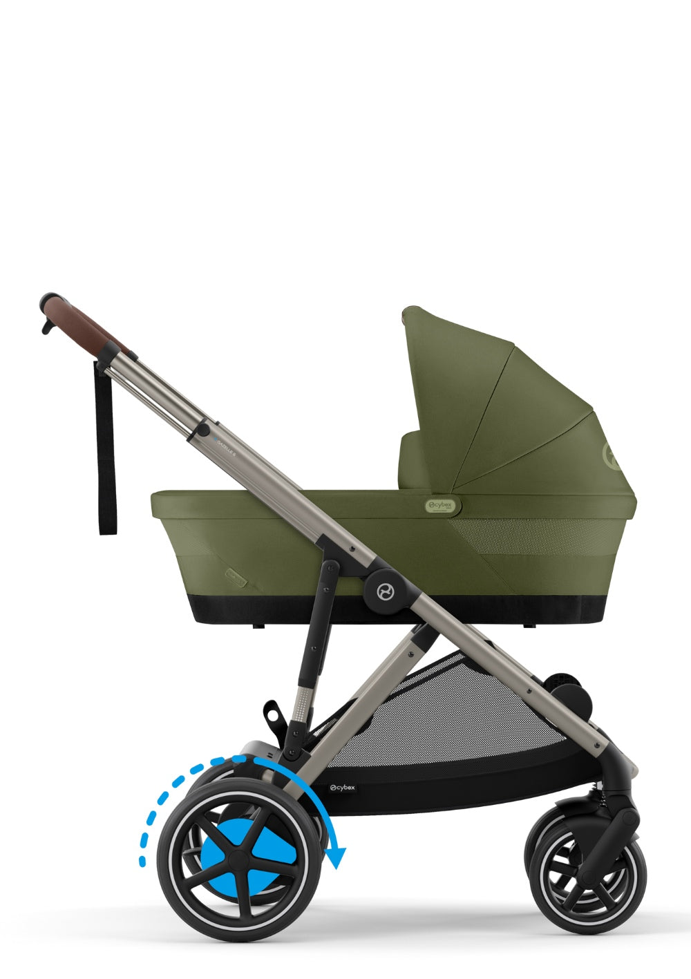 Cybex Gold Kinderwagen 'e-Gazelle S' Moss Green