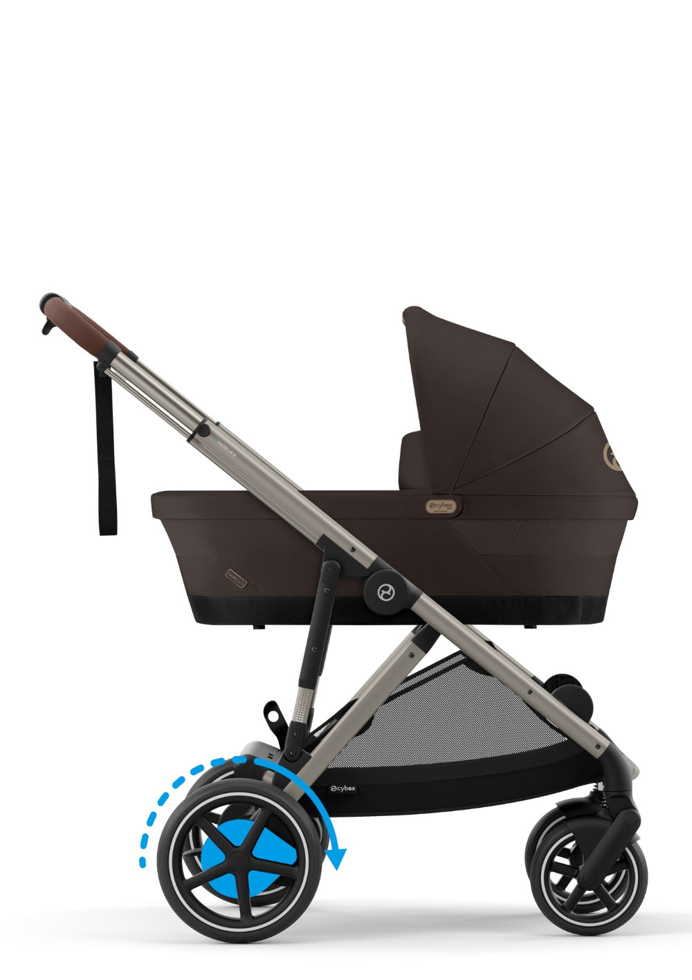 Cybex Gold Kinderwagen 'e-Gazelle S' Chocolate Brown