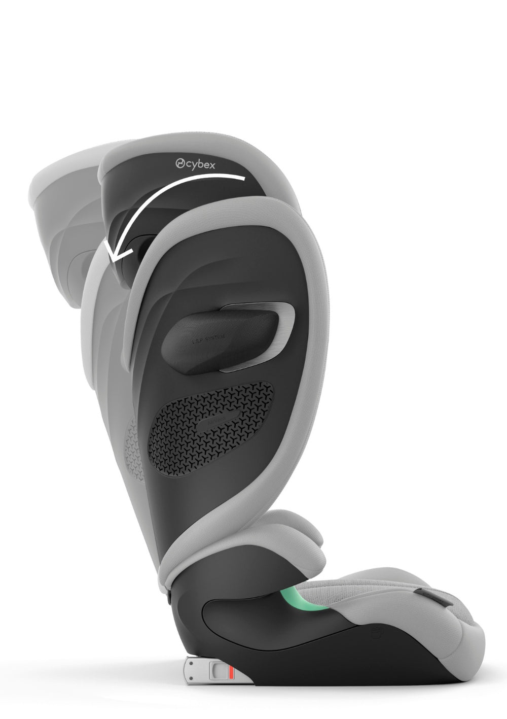 Cybex Kindersitz 'Solution G2 i-Fix' PLUS Stone Grey