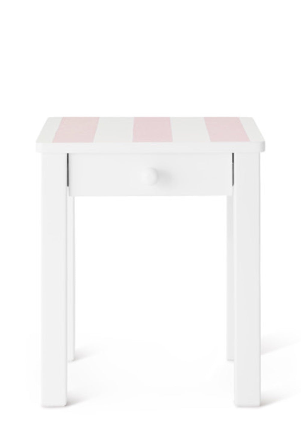 Isle of Dogs Design Nachttisch weiß handbemalt