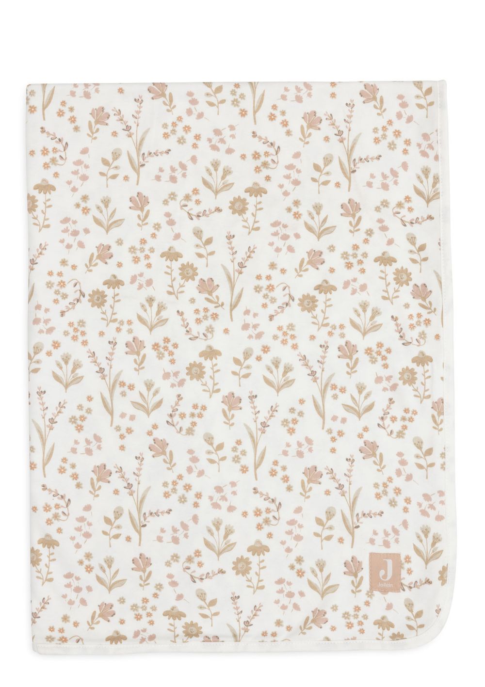 Jollein Decke Wiege Jersey 'Bloomy' 75 x 100 cm