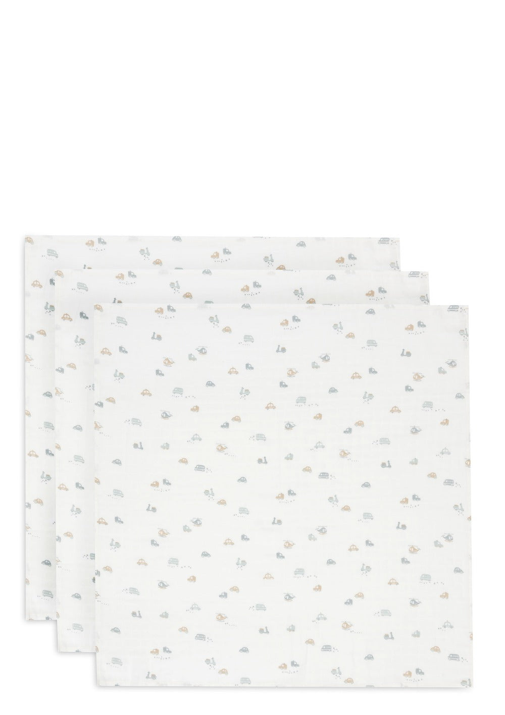 Jollein 3er-Set Mulltücher 'On The Go' 70 x 70 cm