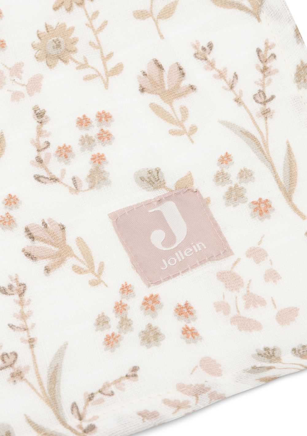 Jollein 2er-Set Mulltücher 'Bloomy' 115 x 115 cm