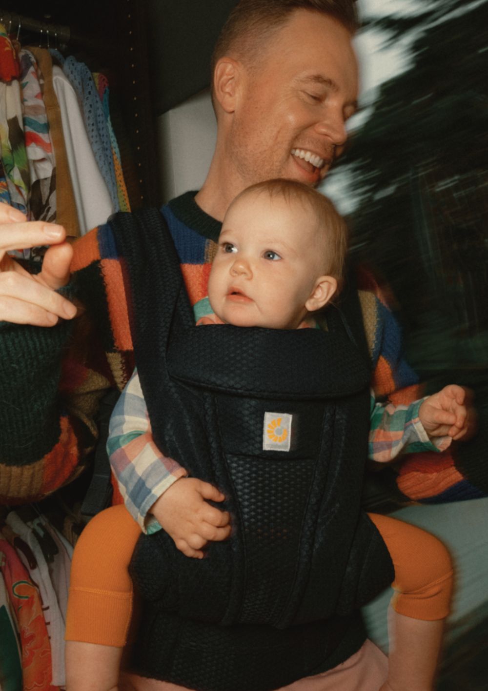 Ergobaby Trage Omni Deluxe Mesh Onyx Black