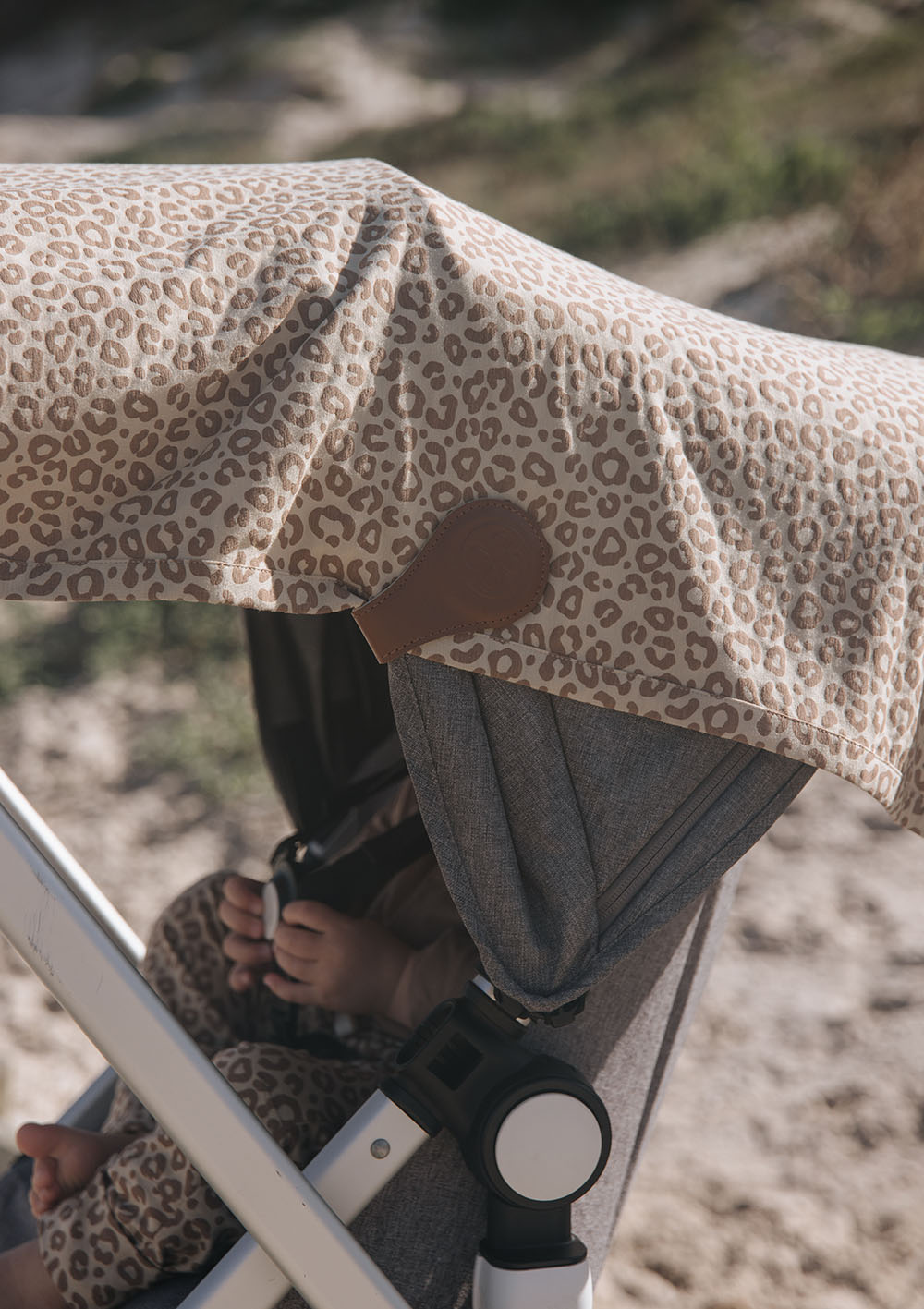 Cloby Multifunktionale UV-Decke UPF 50+ Leopard Brown