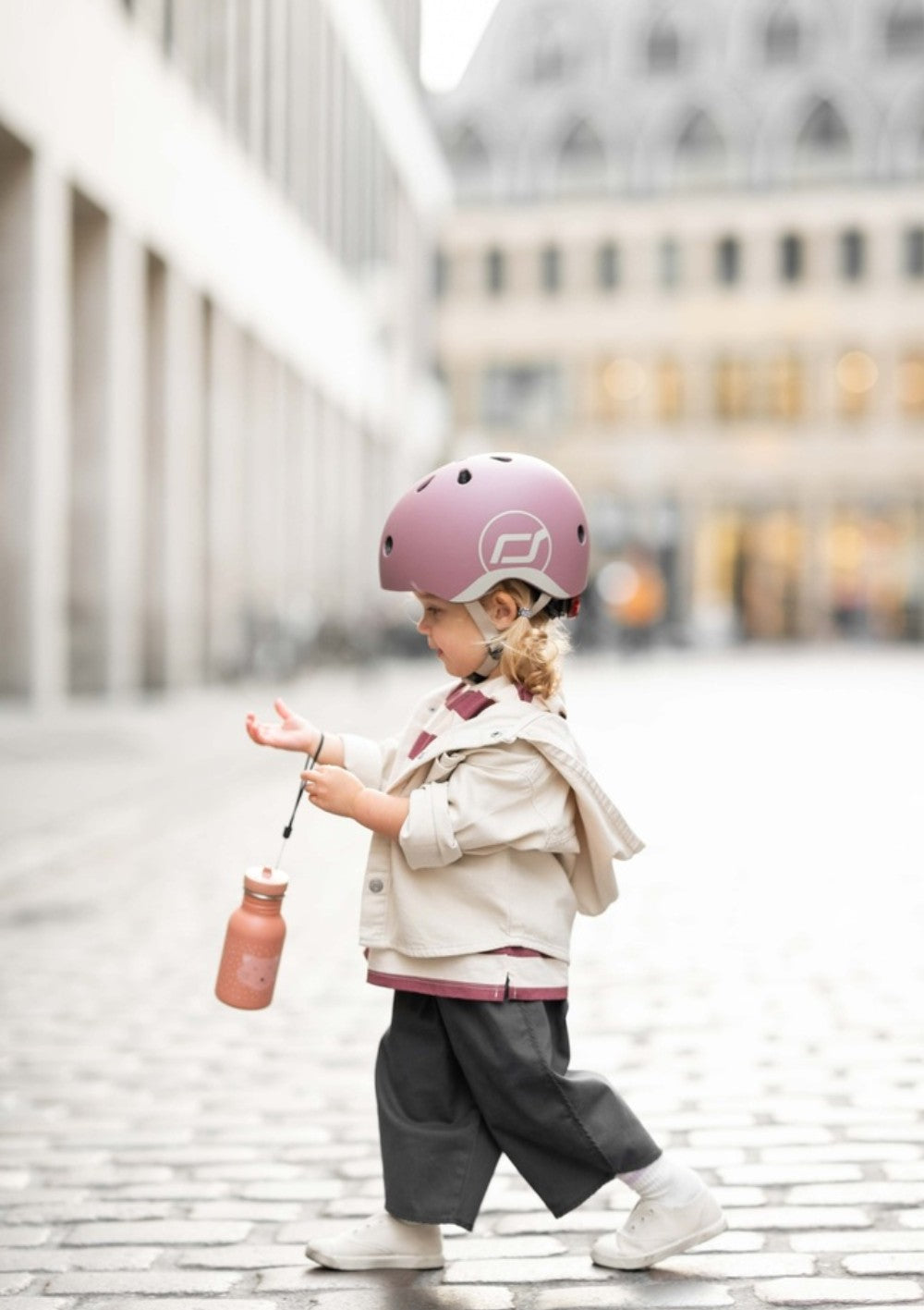 Scoot and Ride Helm Größe XXS-S wildberry