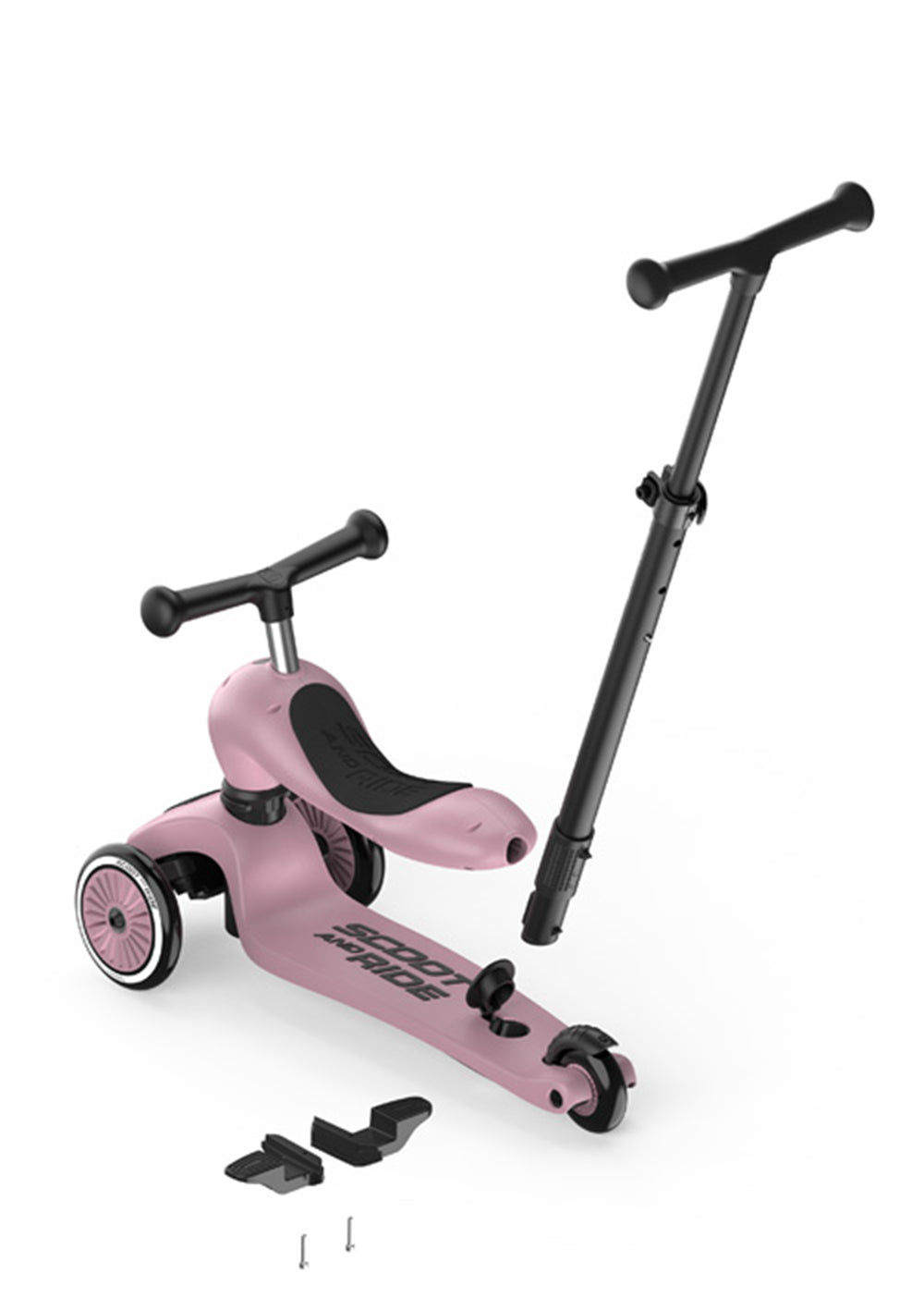 Scoot & Ride 2in1 Kickboard 'Highwaykick 1 Push & Go' wildberry