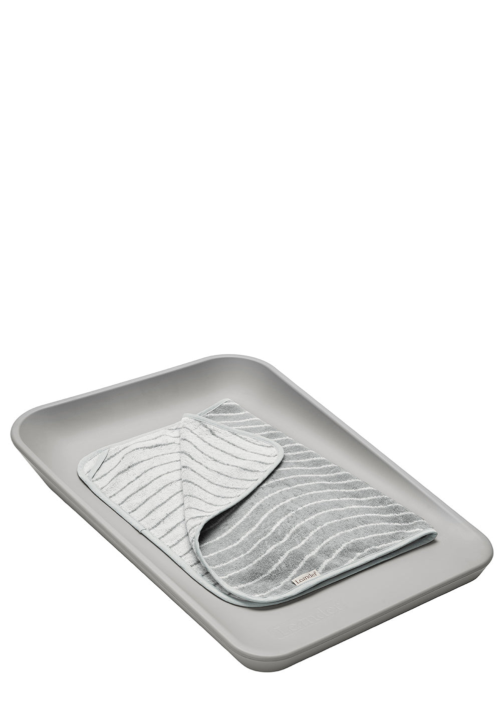 Leander Topper Wickelauflage 'Woodland' Cool Grey