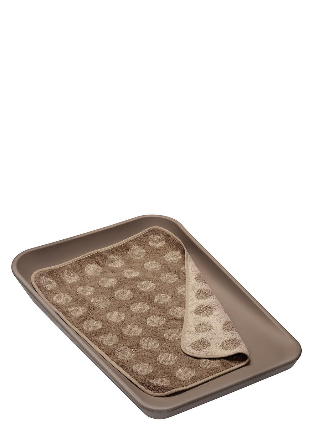 Leander Topper Wickelauflage 'Dots' Mocca